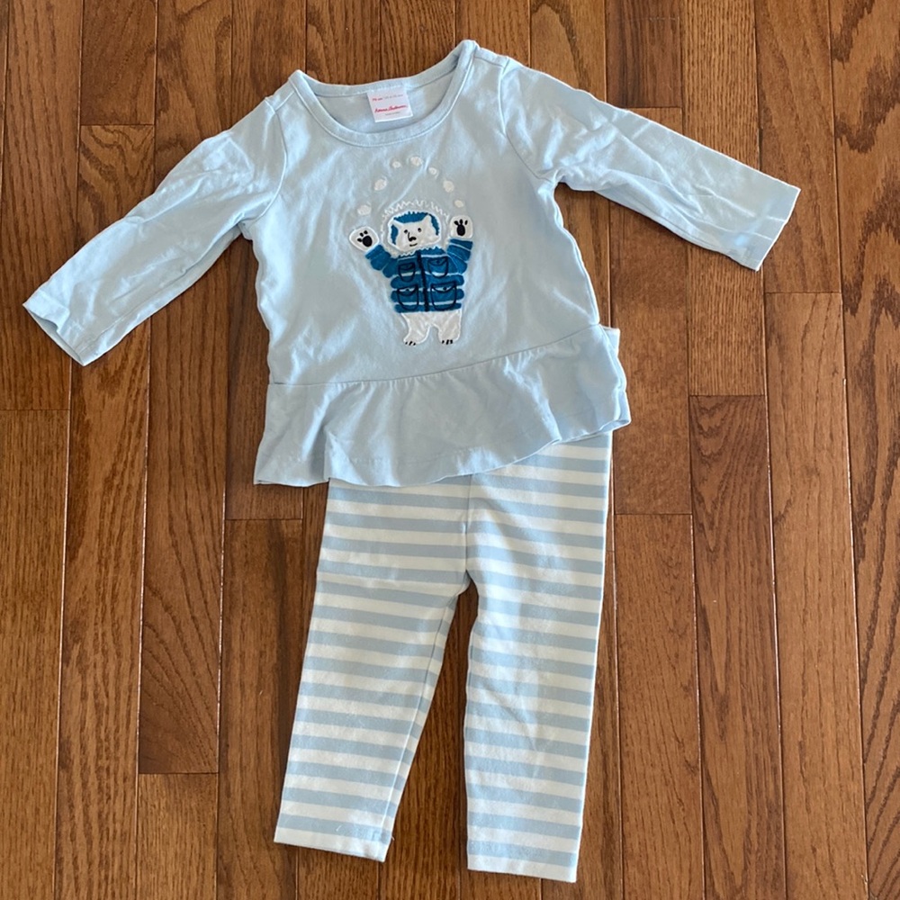 Hanna Andersson Polar Bear Two Piece